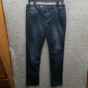 Natural Reflections Women's 4 Blue Bootcut Jeans 32.5" 30.75" 8.5"